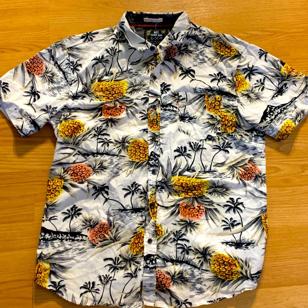 MBX Pineapple Button Up Shirt
